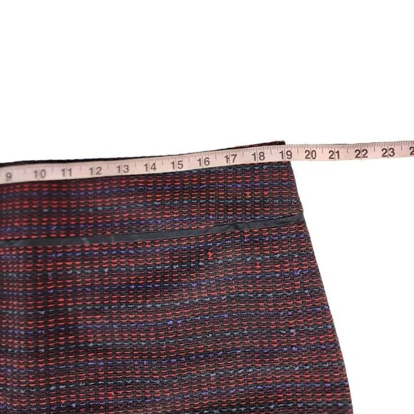 ANN TAYLOR LOFT Eggplant Purple Tweed Mini Skirt - Picture 9 of 11